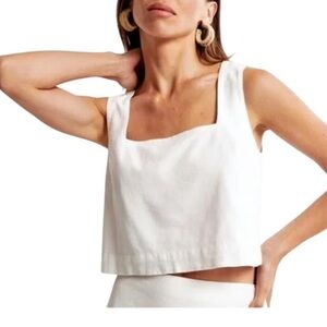 Abercrombie Linen Summer Top